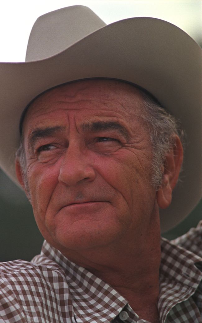 LBJ at his Ranch, 1972