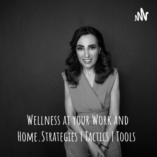 Cover art for podcast Wellness at your Work and Home. 
Strategies | Tactics | Tools 