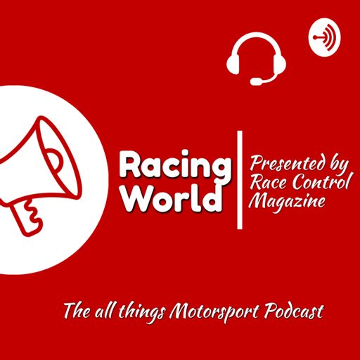 Cover art for podcast Racing World - presented by Race Control Magazine.
