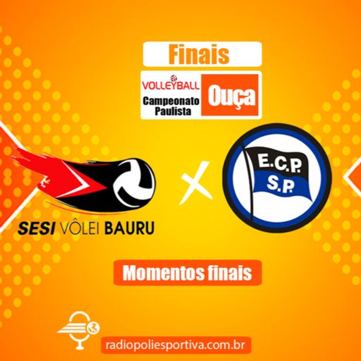 Ao Vivo - SESI/Vôlei Bauru x Pinheiros - Final - Jogo 2 - Paulista