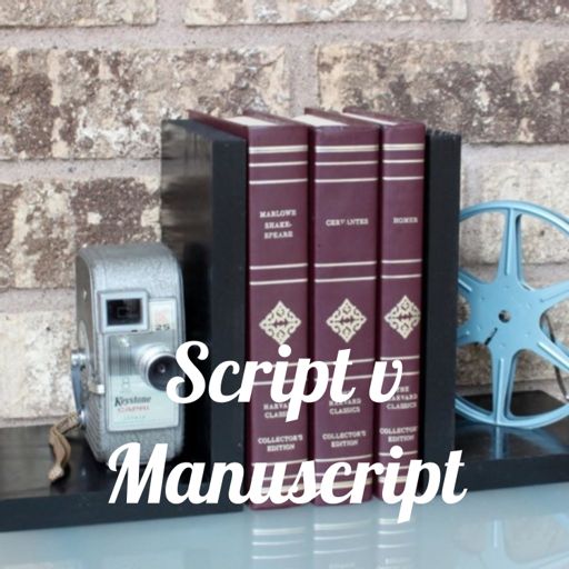 Cover art for podcast Script v Manuscript