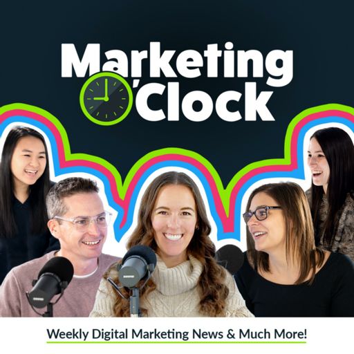 Cover art for podcast Marketing O'Clock - Digital Marketing News