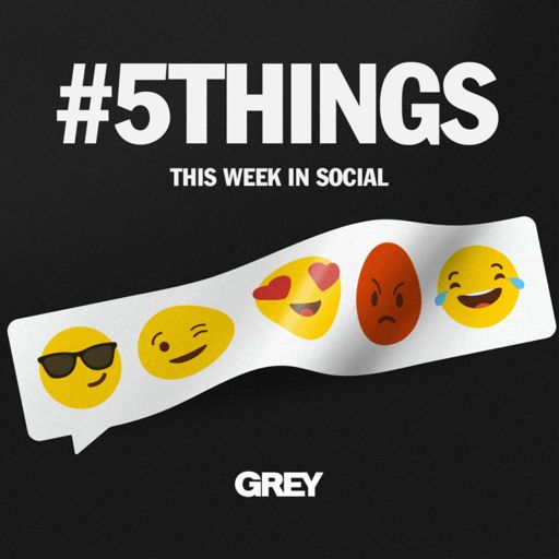 Cover art for podcast #5Things: This week in social