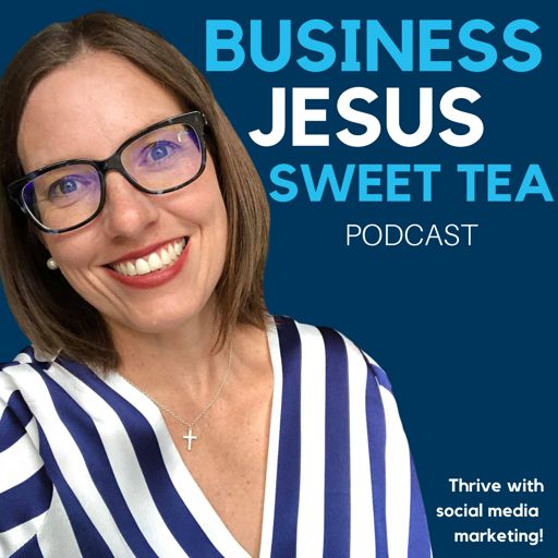 Cover art for podcast Business Jesus and Sweet Tea: Heather Heuman chats w/ Michael Stelzner, Nicole Walters & more on Social Media Marketing