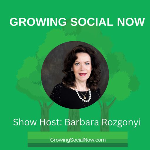 Cover art for podcast Growing Social Now with Barbara Rozgonyi